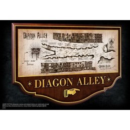 HARRY POTTER - DIAGON ALLEY PLAQUE INSEGNA IN LEGNO 27X42CM NOBLE COLLECTIONS