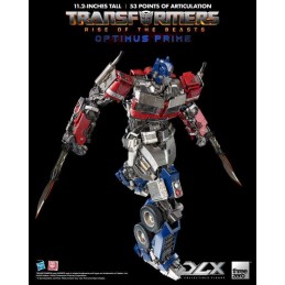 TRANSFORMERS RISE OF THE BEASTS OPTIMUS PRIME DLX ACTION FIGURE THREEZERO