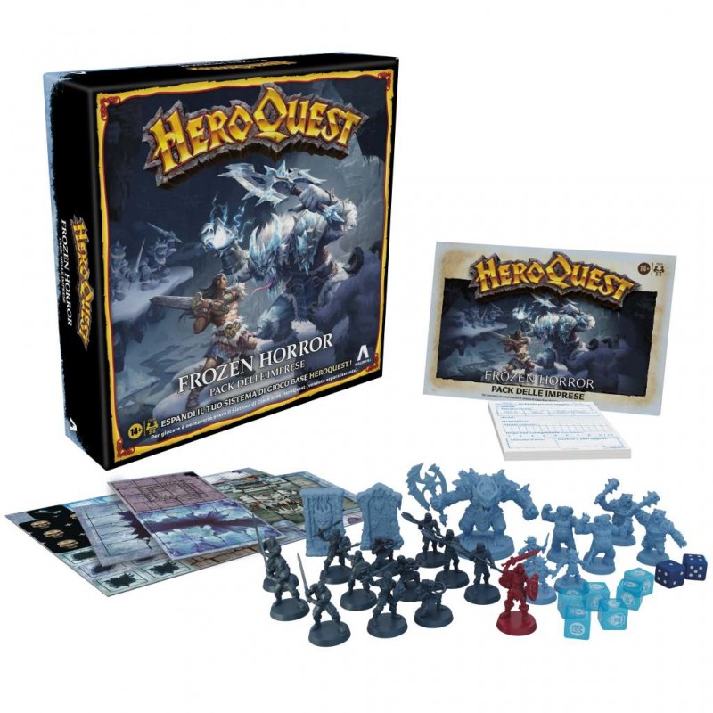 HEROQUEST ESPANSIONE FROZEN HORROR BOARDGAME GIOCO DA TAVOLO IN ITALIANO HASBRO