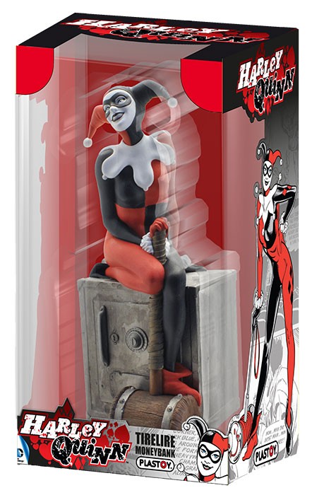 PLASTOY DC COMICS HARLEY QUINN BANK SALVADANAIO FIGURE