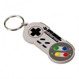 NINTENDO SNES CONTROLLER RUBBER KEYCHAIN PORTACHIAVI IN GOMMA PYRAMID INTERNATIONAL