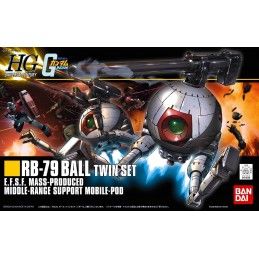 HIGH GRADE HG GUNDAM RB-79 BALL TWIN SET 1/144 MODEL KIT FIGURE BANDAI