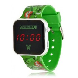 MINECRAFT TNT AND CREEPER DIGITAL WRISTWATCH