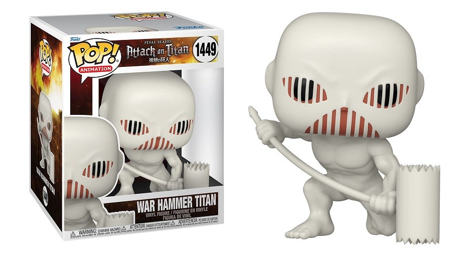 FUNKO FUNKO POP! ATTACK ON TITAN WAR HAMMER TITAN OVERSIZED BOBBLE ...