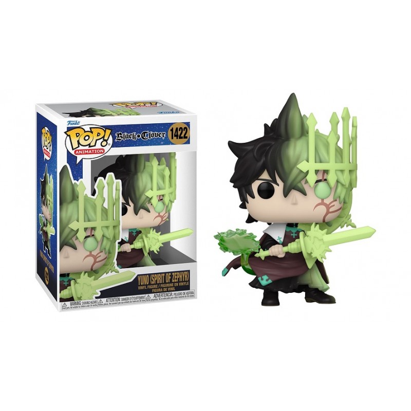 FUNKO FUNKO POP! BLACK CLOVER YUNO SPIRIT OF ZEPHYR BOBBLE HEAD FIGURE