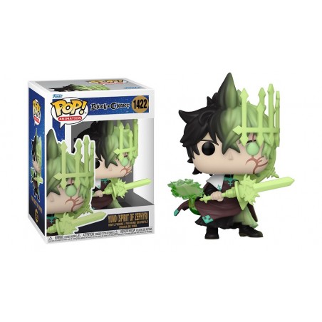 FUNKO POP! BLACK CLOVER YUNO SPIRIT OF ZEPHYR BOBBLE HEAD FIGURE