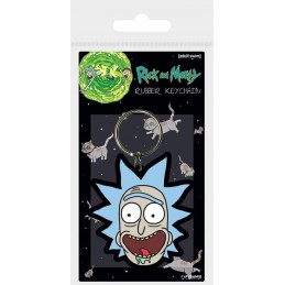 PYRAMID INTERNATIONAL RICK AND MORTY FACE RICK RUBBER KEYCHAIN