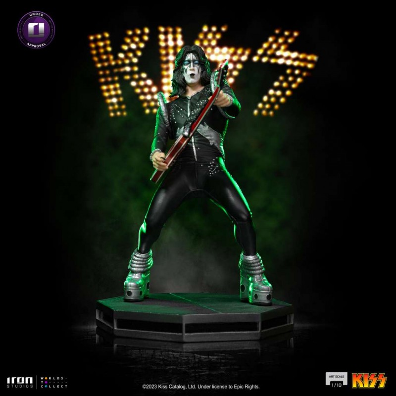 KISS ACE FREHLEY SPACEMAN ART SCALE 1/10 STATUA FIGURE IRON STUDIOS