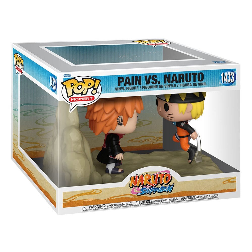 Figurine Naruto - 2 Pack Sage Mode Naruto Vs Pain 10cm - Toynami