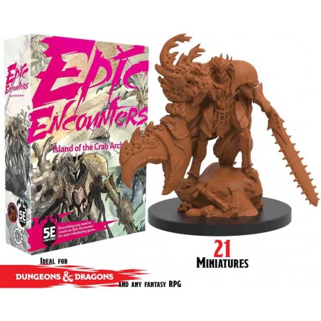 EPIC ENCOUNTERS ISLAND OF THE CRAB ARCHON SET MINIATURE