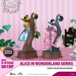 BEAST KINGDOM MINI D-STAGE ALICE IN WONDERLAND CANDY COLOR SPECIAL EDITION STATUE FIGURE