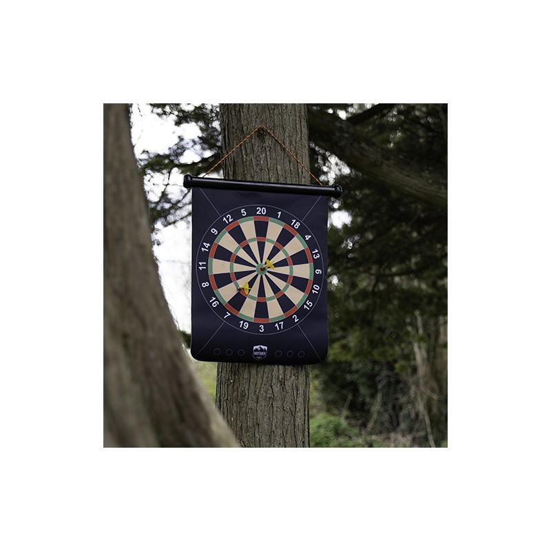 YAS! GAMES REVERSIBLE MAGNETIC ROLL-UP DARTBOARD
