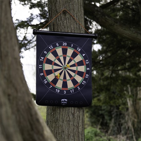 REVERSIBLE MAGNETIC ROLL-UP DARTBOARD