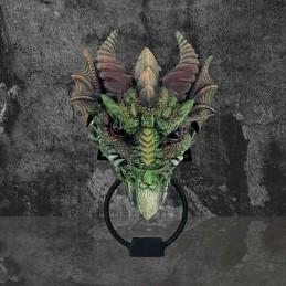 NEMESIS NOW GREEN DRAGON DOOR KNOCKER