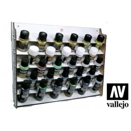 VALLEJO PAINT STAND WALL MOUNTED MODULE DISPLAY FOR COLORS