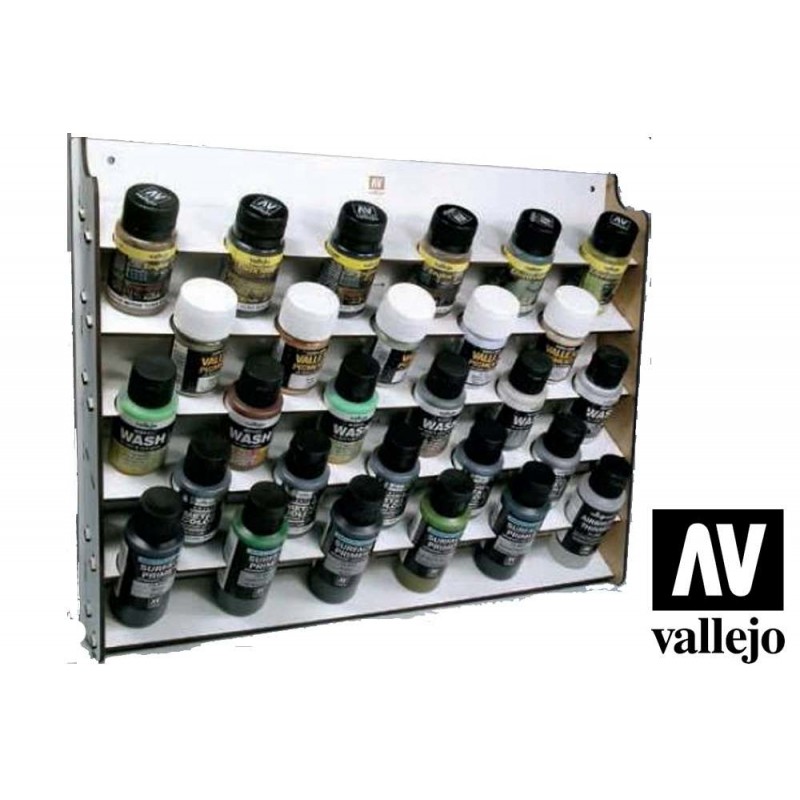 VALLEJO PAINT STAND WALL MOUNTED MODULE DISPLAY PER COLORI