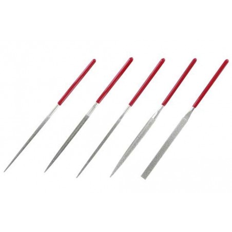 DIAMOND NEEDLE FILE SET 5X LIME DIAMANTATE