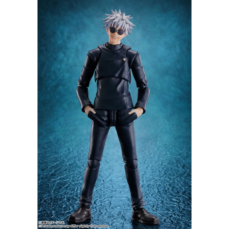 JUJUTSU KAISEN SATORU GOJO JUJUTSU TECHNICAL HIGH SCHOOL S.H. FIGUARTS ACTION FIGURE BANDAI