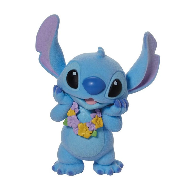 ENESCO LILO AND STITCH FLOCKED STITCH STATUE FIGURE