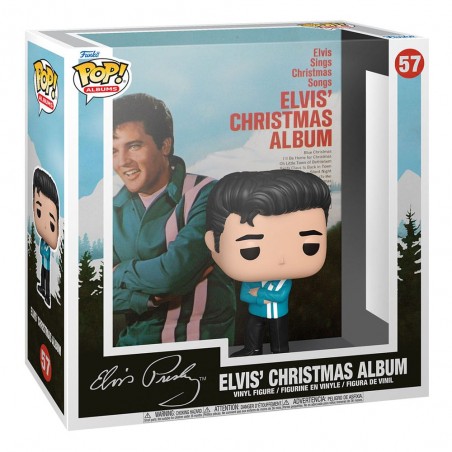 FUNKO POP! ALBUMS ELVIS PRESLEY ELVIS' CHRISTMAS ALBUM BOBBLE HEAD FIGURE
