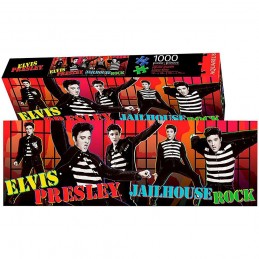 ELVIS PRESLEY JAILHOUSE ROCK 1000 PIECES PEZZI JIGSAW PUZZLE 30X91 CM
