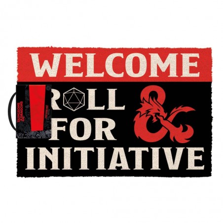DUNGEONS & DRAGONS ROLL FOR INITIATIVE DOORMAT 40X60CM