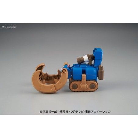 ONE PIECE CHOPPER ROBO SUPER 3 HORN DOZER MODEL KIT ACTION FIGURE