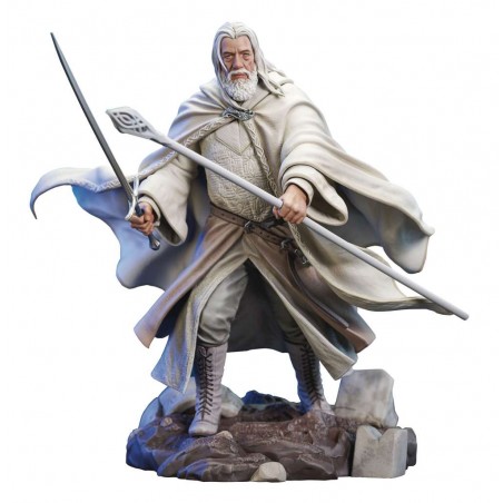 LORD OF THE RINGS GANDALF DELUXE GALLERY 25CM STATUA FIGURE