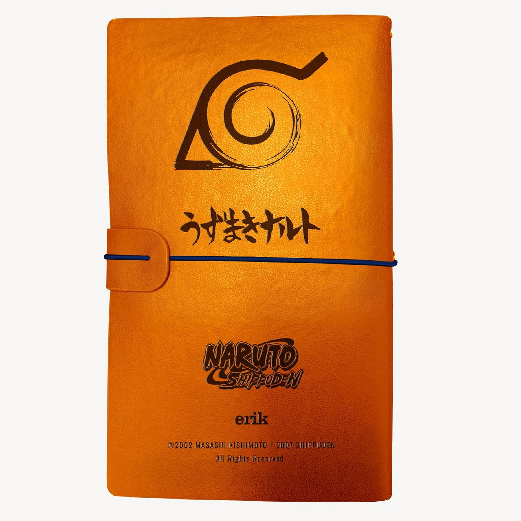 GRUPO ERIK NARUTO SHIPPUDEN TRAVEL NOTEBOOK TACCUINO