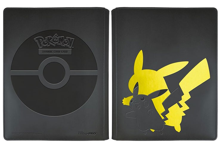 ULTRA PRO POKEMON PIKACHU ALBUM 9 TASCHE PRO ELITE IN PELLE ULTRA PRO