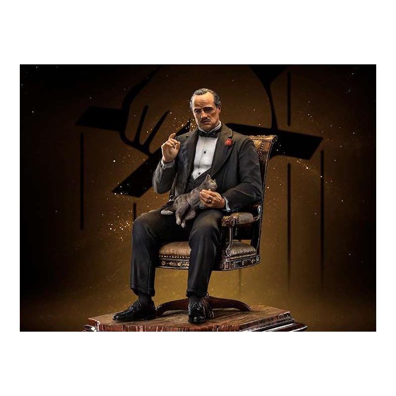 THE GODFATHER DON VITO CORLEONE ART SCALE 1/10 STATUA FIGURE IRON STUDIOS