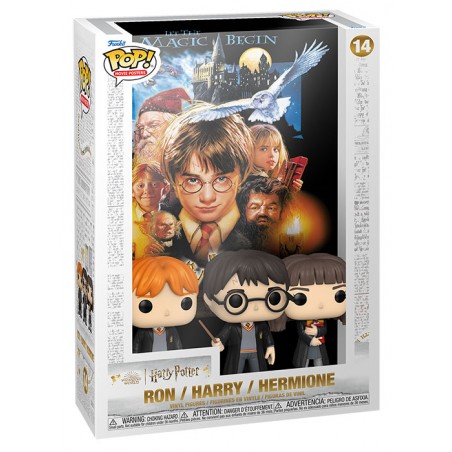 FUNKO POP! MOVIE POSTER HARRY POTTER AND THE SORCERER'S STONE 3-PACK FIGURE