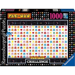 RAVENSBURGER PAC-MAN CHALLENGE CHALLENGE 1000 PIECES JIGSAW PUZZLE