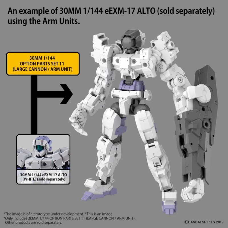 30MM OPTIONAL PARTS SET 11 LARGE CAN/ARM 1/144 MODEL KIT BANDAI 30MM OPTIONAL PARTS SET 11 LARGE CAN/ARM 1/144 MODEL KIT BANDAI
