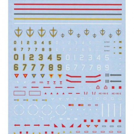 GUNDAM DECAL 37 HGUC EARTH FEDERATION 2 MODEL KIT