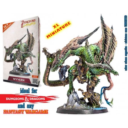 DUNGEONS AND LASERS WYVERN XL MINIATURE FIGURE