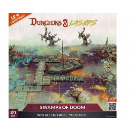 DUNGEONS AND LASERS SWAMPS OF DOOM AMBIENTAZIONE MINIATURES GAME ARCHON STUDIO