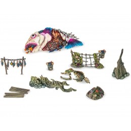 DUNGEONS AND LASERS SWAMPS OF DOOM AMBIENTAZIONE MINIATURES GAME ARCHON STUDIO