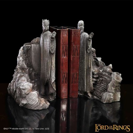 THE LORD OF THE RINGS GATES OF ARGONATH BOOKENDS FERMALIBRI IN RESINA