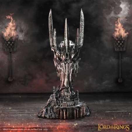 THE LORD OF THE RINGS SAURON HEAD CANDLE LIGHT HOLDER