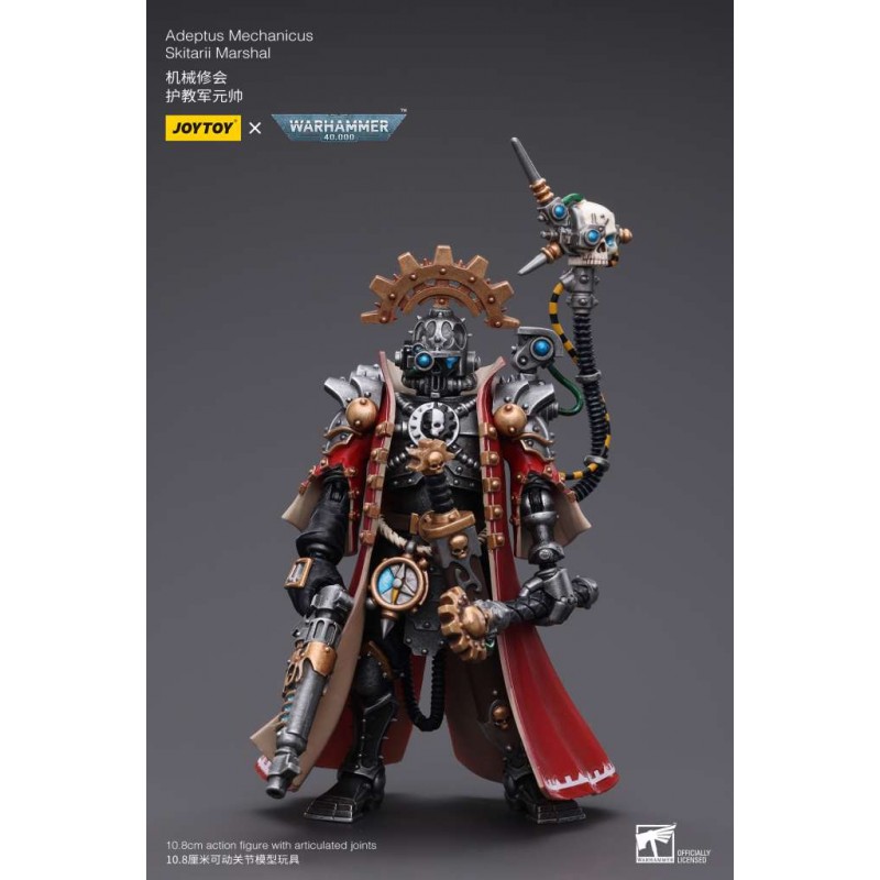 Warhammer 40k figurine 1/18 Adeptus Mechanicus Skitarii Marshal 12 cm