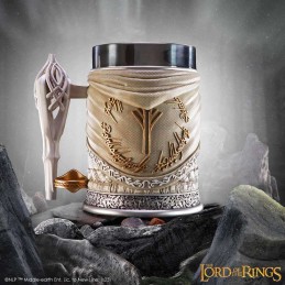THE LORD OF THE RINGS GANDALF THE WHITE TANKARD BOCCALE NEMESIS NOW