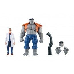 HASBRO MARVEL LEGENDS GRAY HULK VS DR. BRUCE BANNER ACTION FIGURE