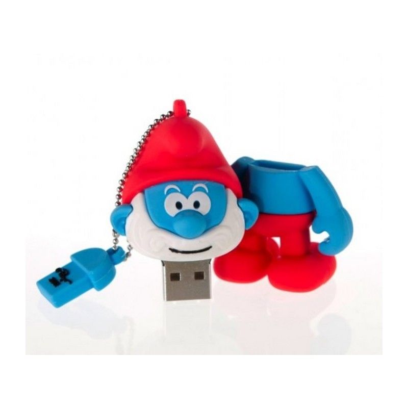 Maikii I Puffi Chiavetta Usb Flash Drive 4gb Grande Puffo