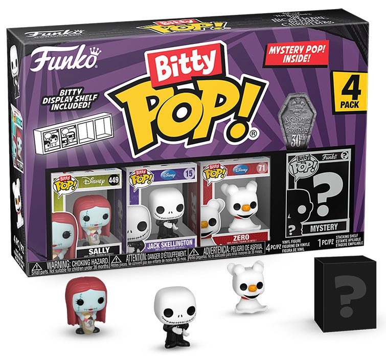 BUY FUNKO BITTY POP! THE NIGHTMARE BEFORE CHRISTMAS 4 PACK SALLY VI...