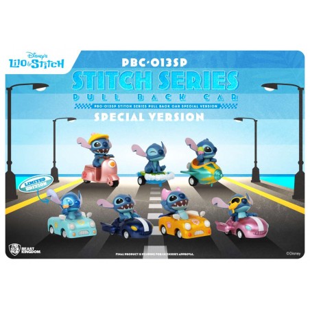 LILO AND STITCH PULL BACK CAR STITCH SERIES SPECIAL VERSION SET MINI REPLICHE