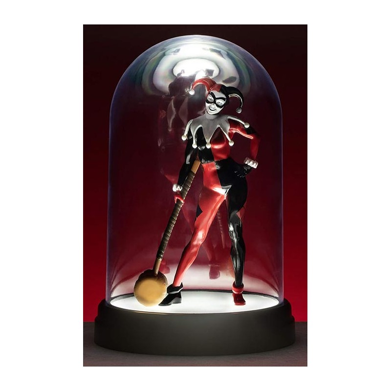 DC HARLEY QUINN COLLECTIBLE BELL JAR LIGHT LAMPADA FIGURE PALADONE PRODUCTS