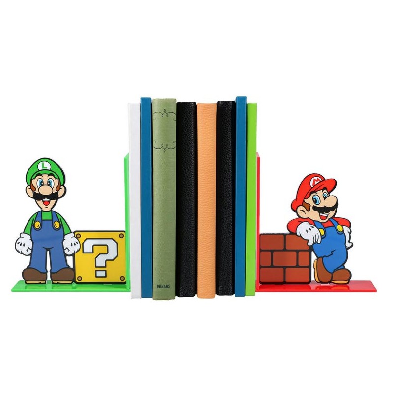 SUPER MARIO BOOKEND SET FERMALIBRI PALADONE PRODUCTS