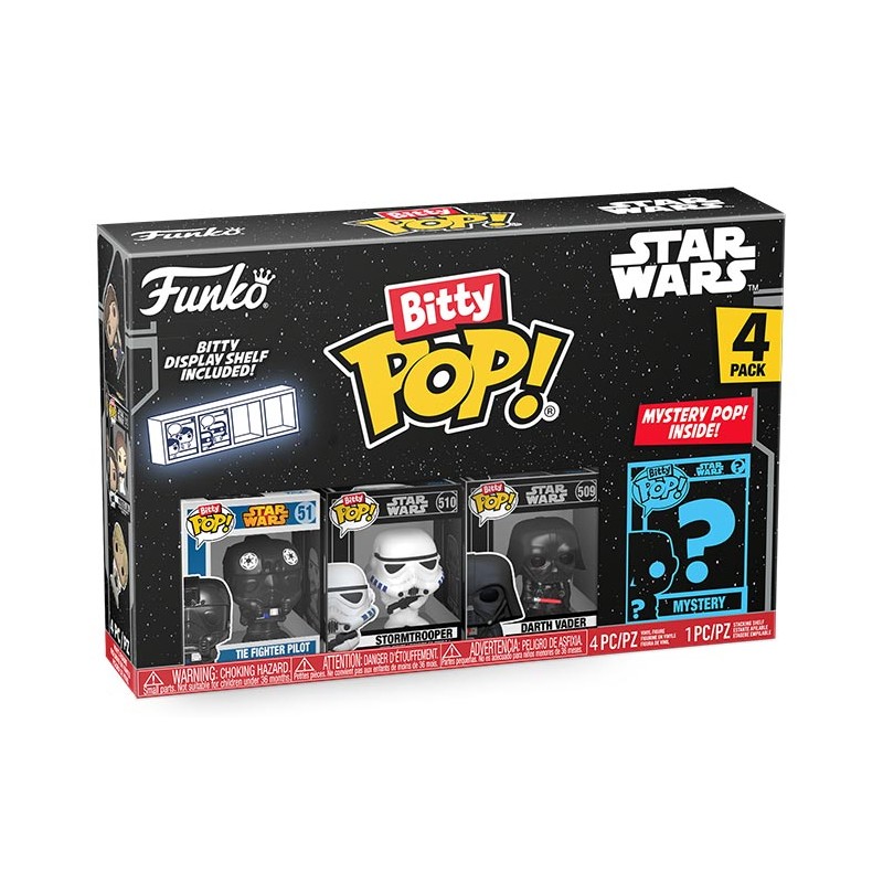 FUNKO FUNKO BITTY POP! STAR WARS 4 PACK DARTH VADER VINYL MINI FIGURE