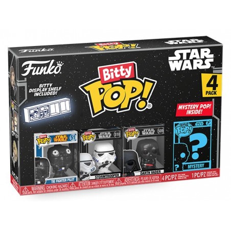 FUNKO BITTY POP! STAR WARS 4 PACK DARTH VADER VINYL MINI FIGURE